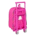 Schulrucksack mit Rädern Rainbow High Pink (22 x 28 x 10 cm)