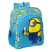 Školní batoh Minions Minionstatic Modrý (32 x 38 x 12 cm)