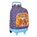 Школьный рюкзак с колесиками SuperThings Guardians of Kazoom Фиолетовый Жёлтый (33 x 45 x 22 cm)