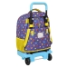 Школьный рюкзак с колесиками SuperThings Guardians of Kazoom Фиолетовый Жёлтый (33 x 45 x 22 cm)