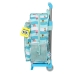 3D šolski nahrbtnik s kolesci Spongebob Stay positive Modra Bela 26 x 34 x 11 cm