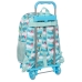 Школьный рюкзак с колесиками Spongebob Stay positive Синий Белый (33 x 42 x 14 cm)