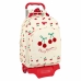 Školní taška na kolečkách Safta Cherry Béžový (32 x 42 x 15 cm)
