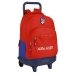 Školní taška na kolečkách Atlético Madrid Červený Námořnický Modrý (33 x 45 x 22 cm)