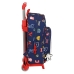 Училищна чанта с колелца Mickey Mouse Clubhouse Only one Морско син (28 x 34 x 10 cm)
