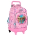 Skolerygsæk med Hjul LOL Surprise! Glow girl Pink (33 x 45 x 22 cm)