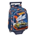Училищна чанта с колелца Hot Wheels Speed club Оранжев (27 x 33 x 10 cm)