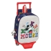 Школьный рюкзак с колесиками Mickey Mouse Clubhouse Only one Тёмно Синий 22 x 27 x 10 cm