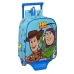 Училищна чанта с колелца Toy Story Ready to play Светло син (22 x 27 x 10 cm)