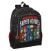 School Bag The Avengers Super heroes Black (32 x 42 x 14 cm)