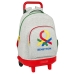 Školská taška na kolieskach Benetton Pop Sivá (33 x 45 x 22 cm)