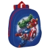 Школьный рюкзак The Avengers 3D 27 x 33 x 10 cm Тёмно Синий