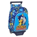 Schulrucksack mit Rädern Sonic Speed 26 x 34 x 11 cm Blau
