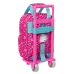 Školní taška na kolečkách Pinypon Modrý Růžový 20 x 28 x 8 cm