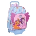 Училищна чанта с колелца My Little Pony Wild & free Син Розов 33 x 42 x 14 cm