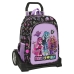 Школьный рюкзак с колесиками Monster High Creep Чёрный 33 x 42 x 14 cm