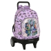 Školní taška na kolečkách Monster High Best boos Fialová 33 X 45 X 22 cm