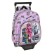 Školní taška na kolečkách Monster High Best boos Fialová 28 x 34 x 10 cm