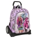 Školní taška na kolečkách Monster High Best boos Fialová 33 x 42 x 14 cm