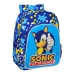 Skolebag Sonic Speed 26 x 34 x 11 cm Blå