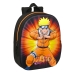 Školní batoh 3D Naruto Černý Oranžový 27 x 33 x 10 cm