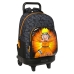 Školní taška na kolečkách Naruto Černý Oranžový 33 X 45 X 22 cm