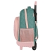 Školská taška na kolieskach Santoro Swan lake Sivá Ružová 32 x 45 x 21 cm