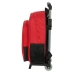 Школьный рюкзак с колесиками Sevilla Fútbol Club Чёрный Красный 28 x 34 x 10 cm