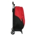 Школьный рюкзак с колесиками Sevilla Fútbol Club Чёрный Красный 32 x 44 x 16 cm