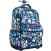 Школьный рюкзак с колесиками Milan The Yeti Тёмно Синий 52 x 34,5 x 23 cm