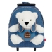 Училищна чанта с колелца Perletti Perry 38 x 28 x 11 cm Полярна мечка