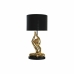 Stolná lampa DKD Home Decor Čierna Zlatá Polyester Živica opica (25 x 25 x 48 cm)