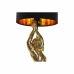 Настолна лампа DKD Home Decor Черен Златен полиестер Смола Маймуна (25 x 25 x 48 cm)