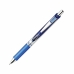 Bolígrafo de gel Pentel Energel XM Klick 0.7 Azul 12 Piezas