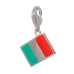 Charm da Donna Ti Sento 8304IT Rosso Verde Argentato (1 cm)