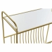 Tijdschriftenrek DKD Home Decor Spiegel Gouden Metaal (76 x 35 x 83 cm)