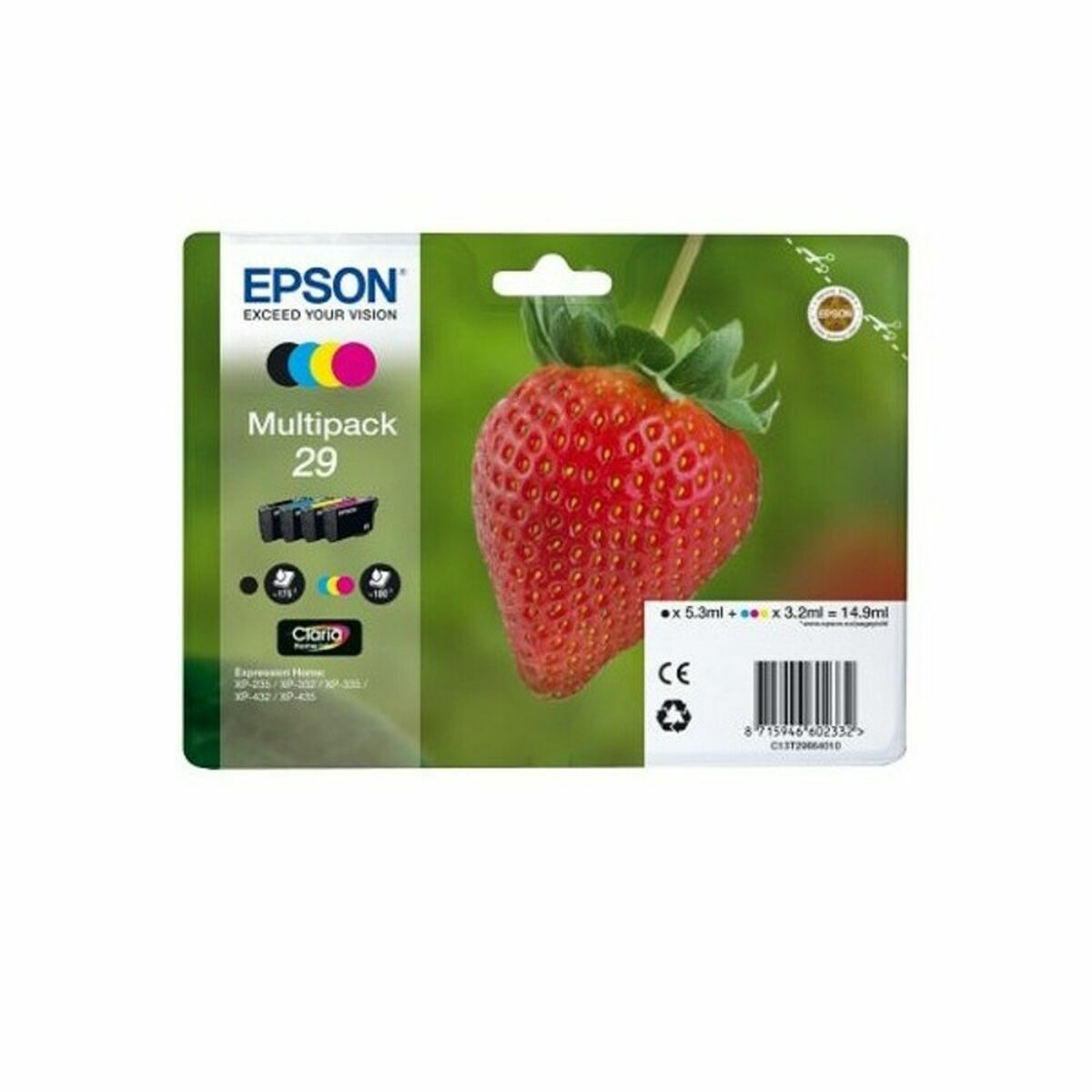 Cartucho Compatível Epson Multicolor