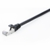 Omrežni UTP kabel kategorije 6 V7 V7CAT6STP-01M-BLK-1E 1 m
