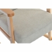 Кресло-качалка DKD Home Decor Бежевый Натуральный Деревянный бук Пластик Деревянный MDF 81 x 58 x 90 cm