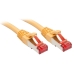 UTP категория 6 твърд мрежови кабел LINDY 47762 Жълт 1 m 1 броя