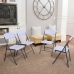 Polstrovaná Skládací židle Lifetime Bílý 47 x 84,5 x 48 cm (6 kusů)