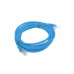 Cavo Ethernet LAN Lanberg PCU6-10CC-0300-B Azzurro Nero 3 m 3 m