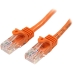 Sieťový kábel UTP kategórie 6 Startech 45PAT2MOR 2 m Oranžová