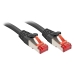 UTP категория 6 твърд мрежови кабел LINDY 47782 Черен 7,5 m 1 броя