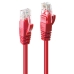UTP 6 Kategóriás Merev Hálózati Kábel LINDY 48031 Piros 50 cm 1 egység
