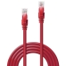 Kabel Sieciowy Sztywny UTP Kategoria 6 LINDY 48031 Czerwony 50 cm 1 Sztuk