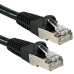 UTP категория 6 твърд мрежови кабел LINDY 47175 3 cm Черен 30 cm 1 броя