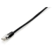 UTP категория 6 твърд мрежови кабел Equip 625450 Черен 1 m