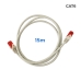 Kabel Sieciowy Sztywny UTP Kategoria 6 EDM Szary 15 m