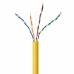 Cablu de Rețea Rigid FTP Categoria 5e GEMBIRD UPC-5004E-SOL-Y Galben 305 m